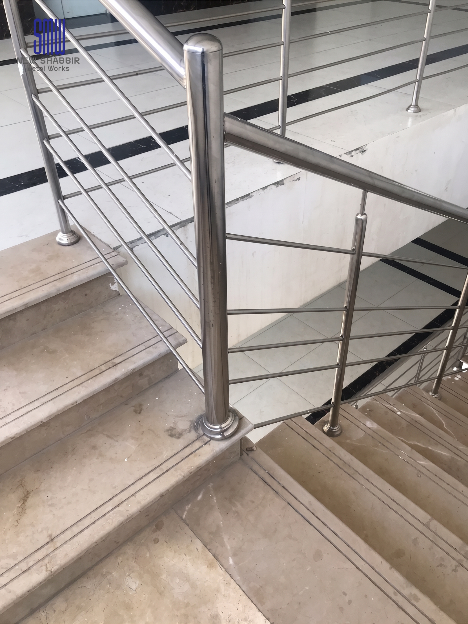 Minimalist Railing Design - Karachi Craftsmanship